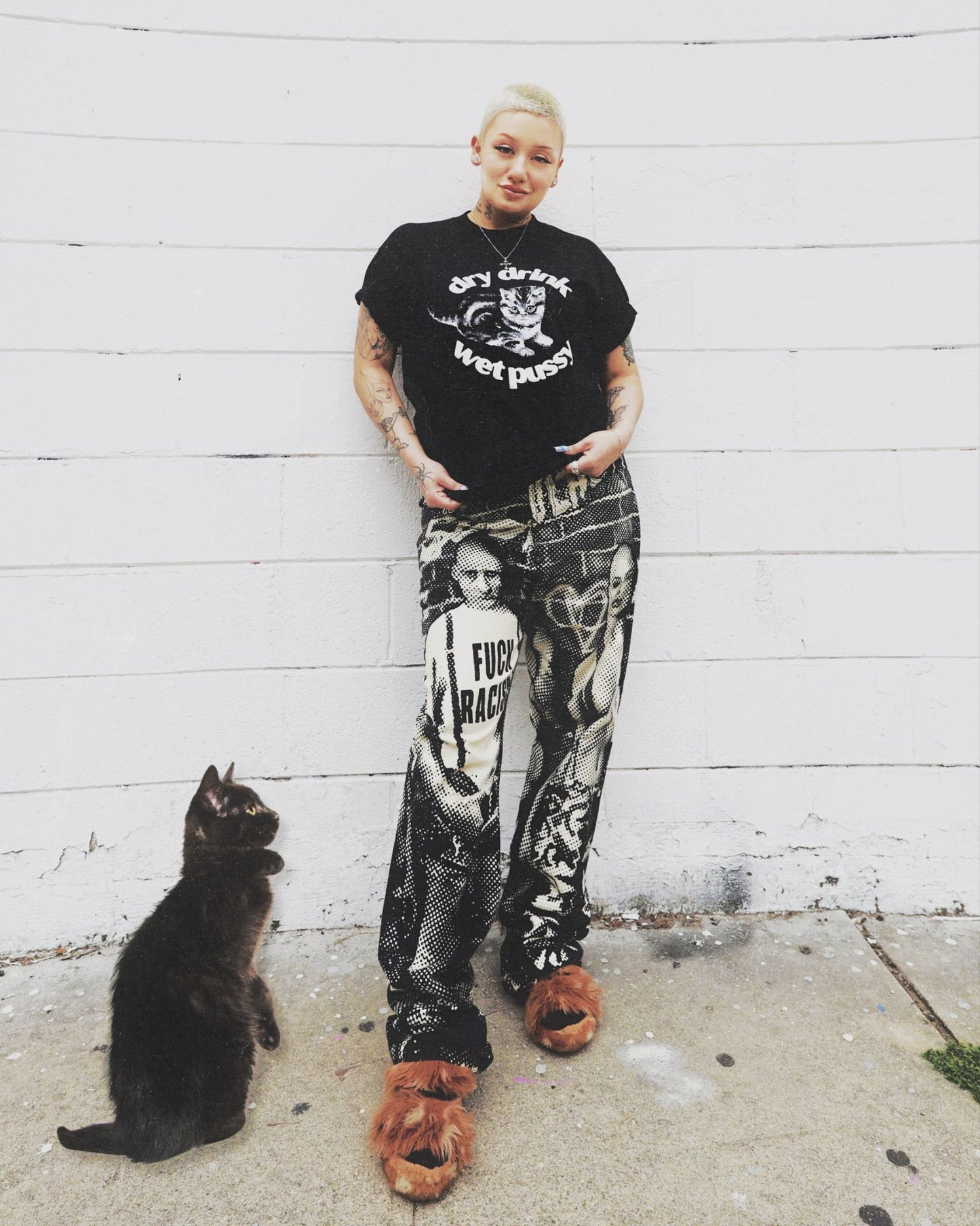 wet kitty tee